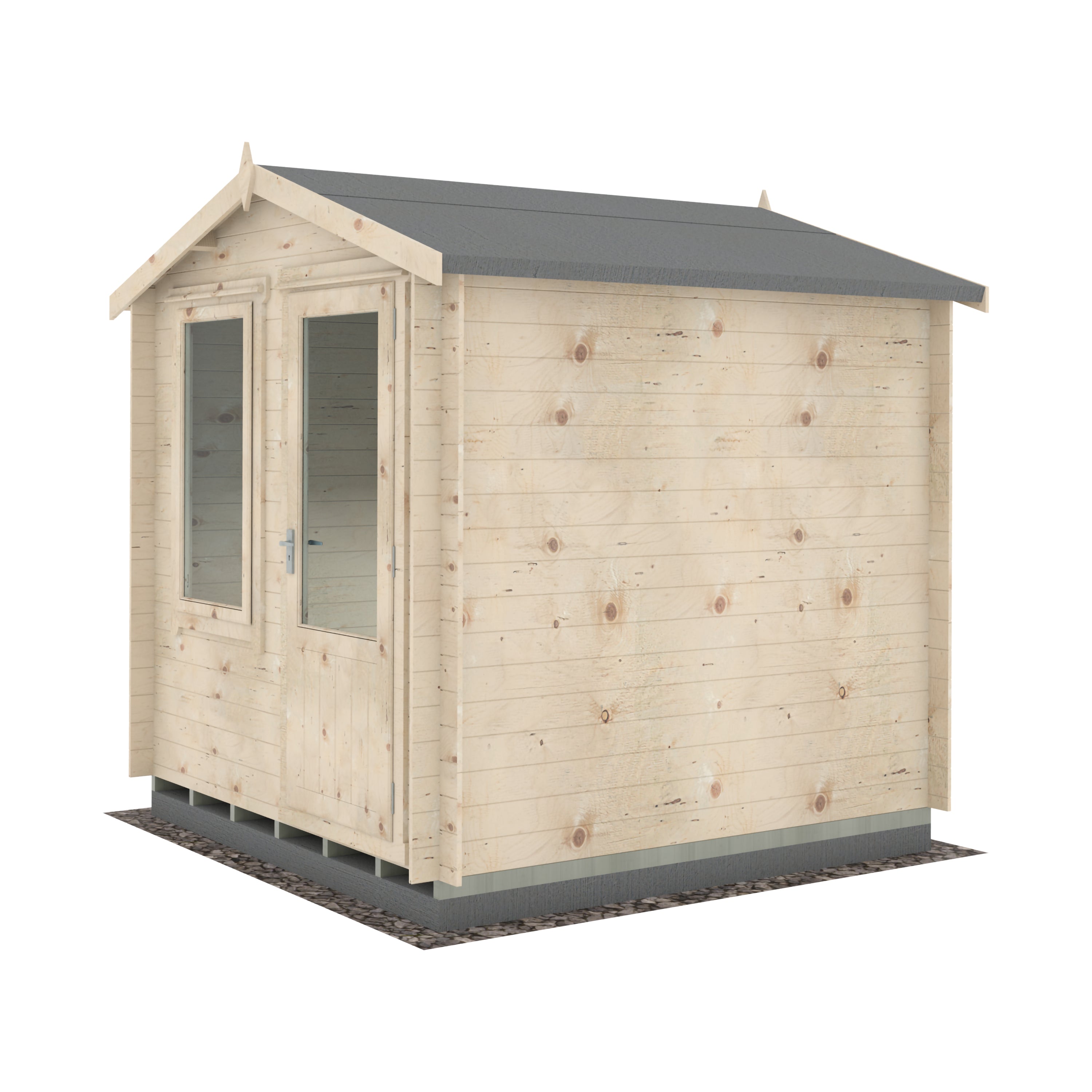 Shire Peckover 19mm Log Cabin 8x8