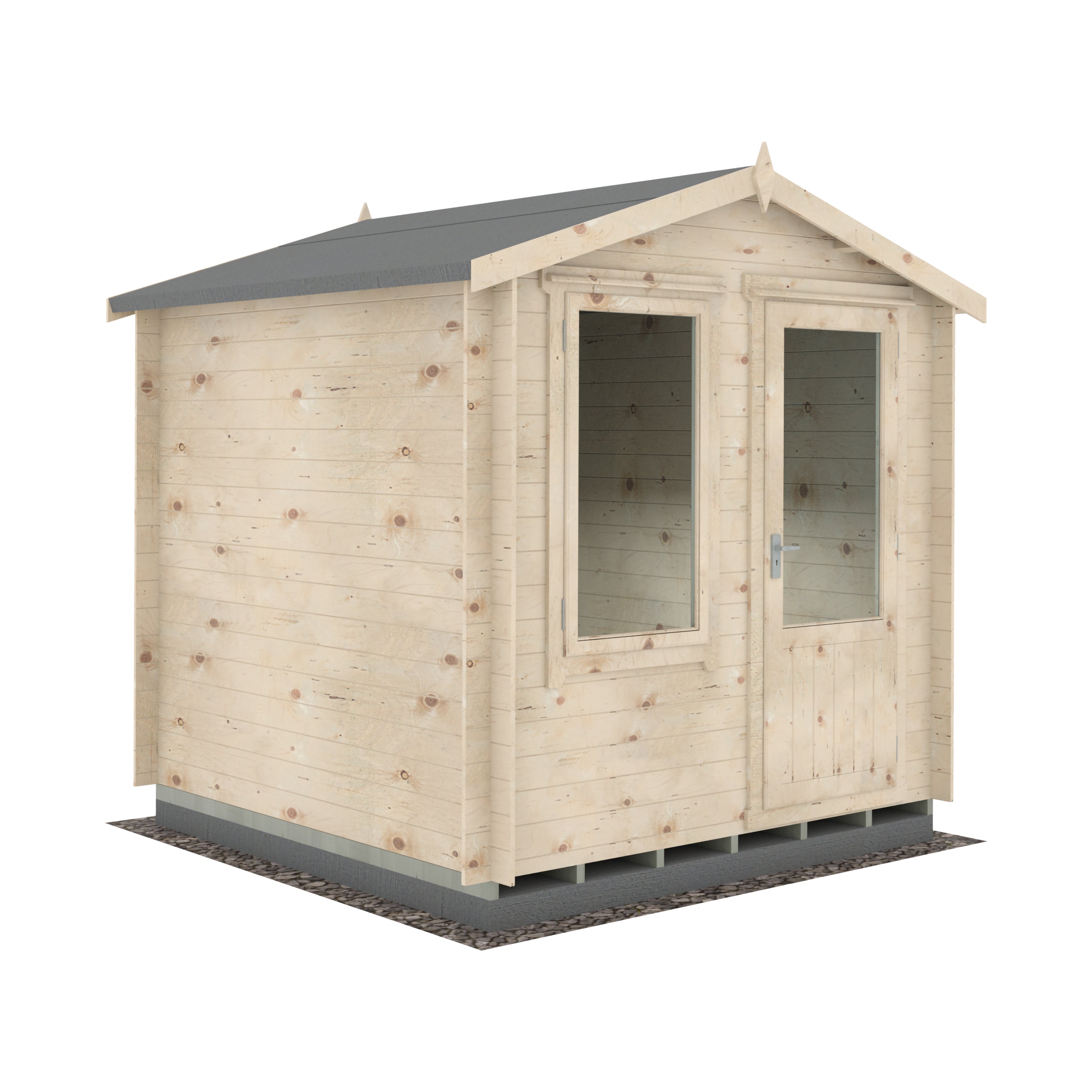 Shire Peckover 19mm Log Cabin 8x8