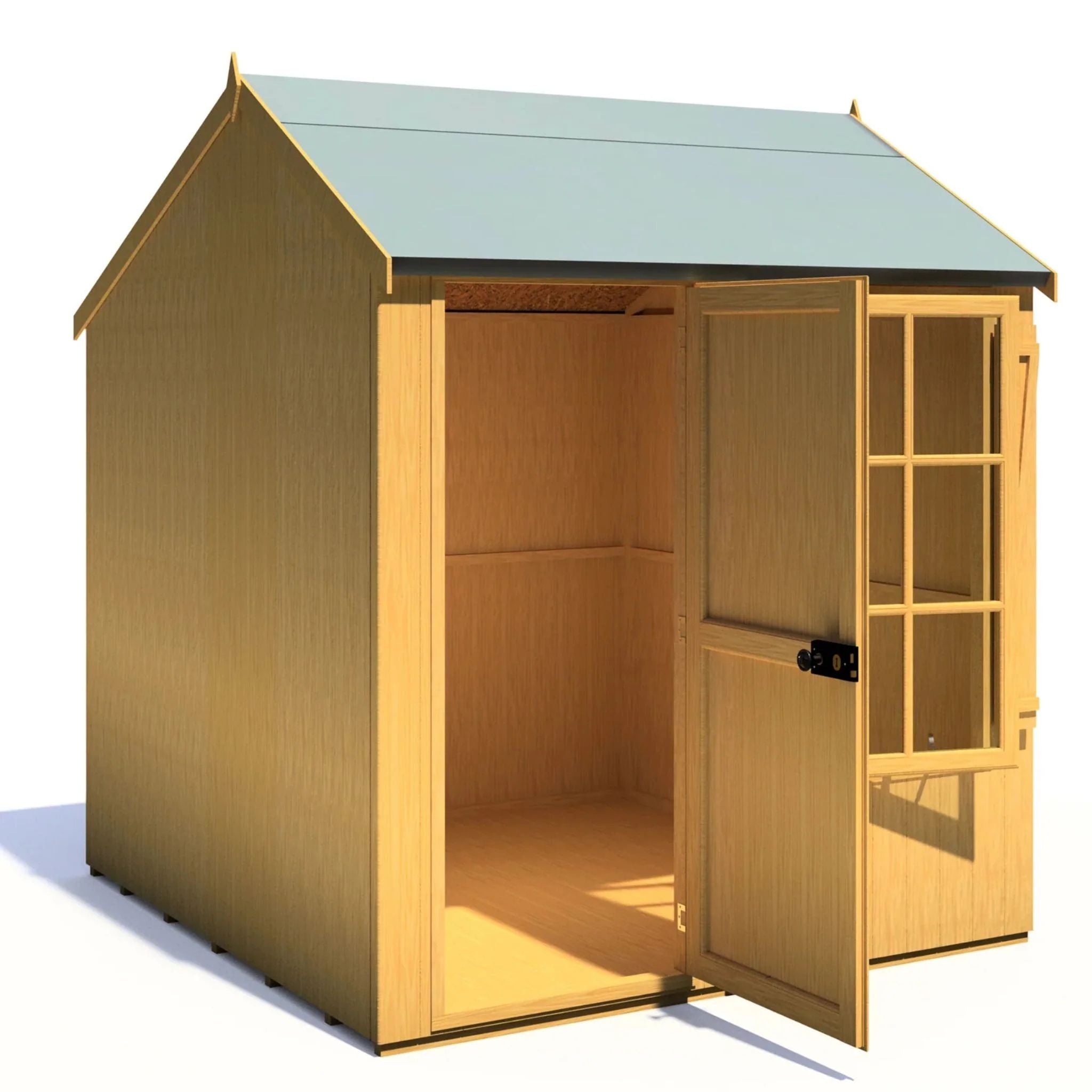 Shire Pressure Treated Holt Apex Garden Shed 7x7