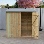 Shire Pressure Treated Overlap Range Pent Double Door 6x3 Garden Life Stores