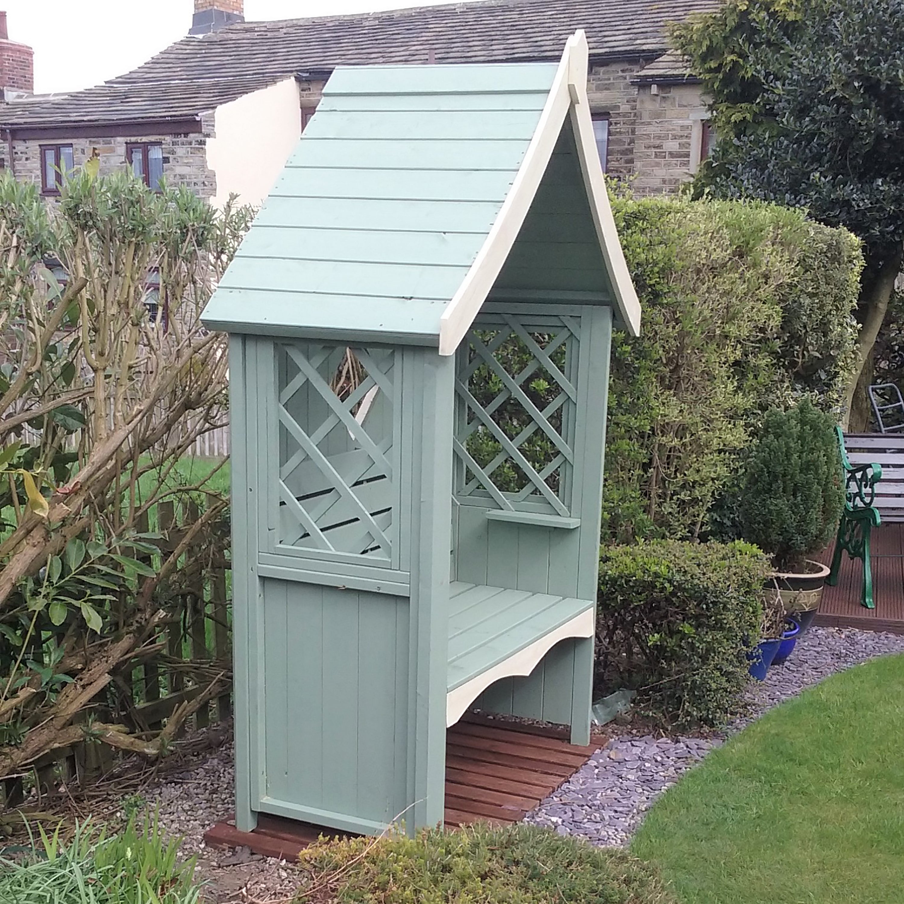 Shire Pressure Treated Rose Arbour - Garden Life Stores. 