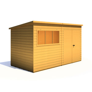 Shire Ranger Double Door Pent Shed 12x6