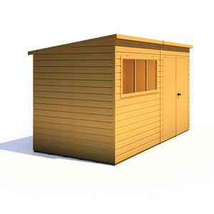 Shire Ranger Double Door Pent Shed 12x6