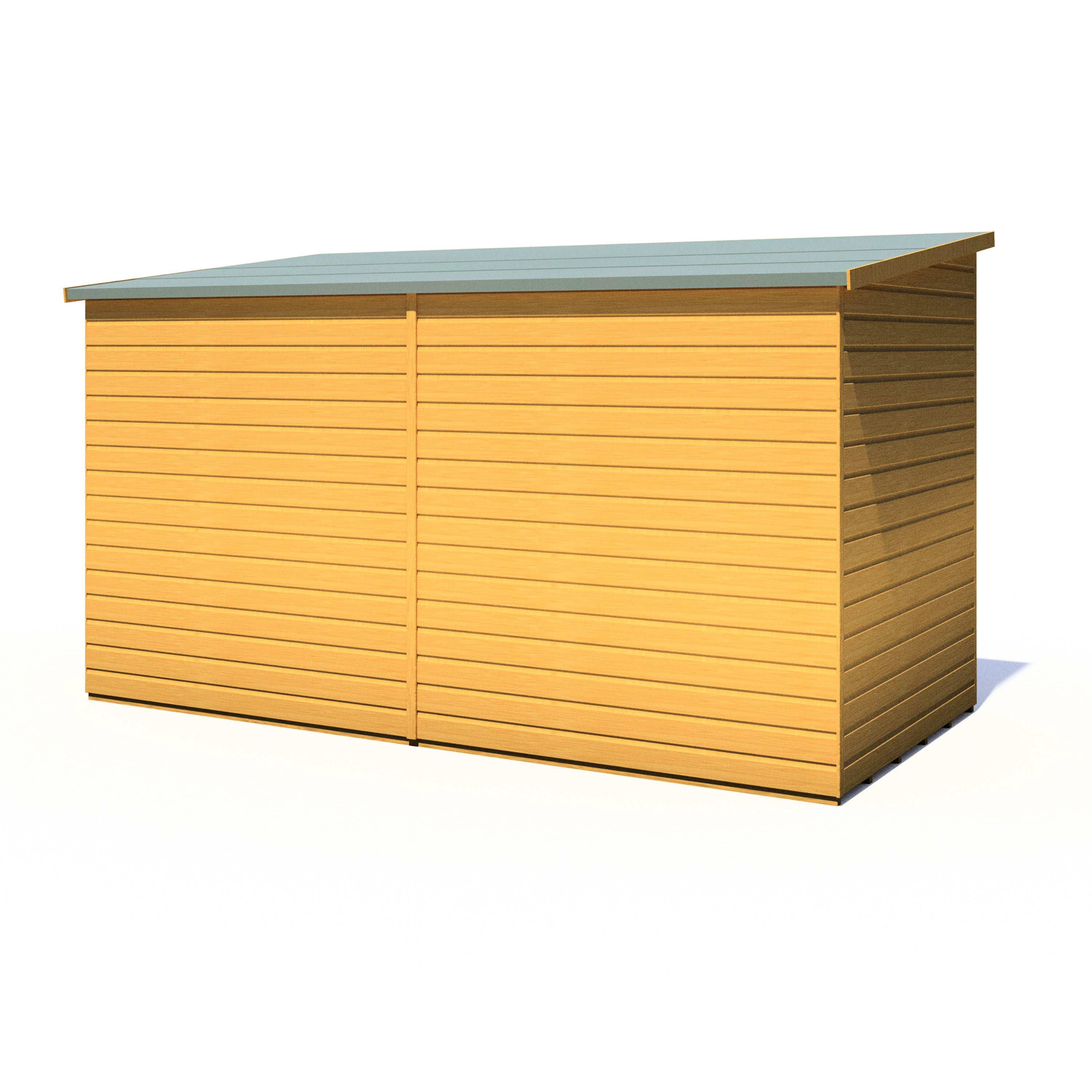 Shire Ranger Double Door Pent Shed 12x6