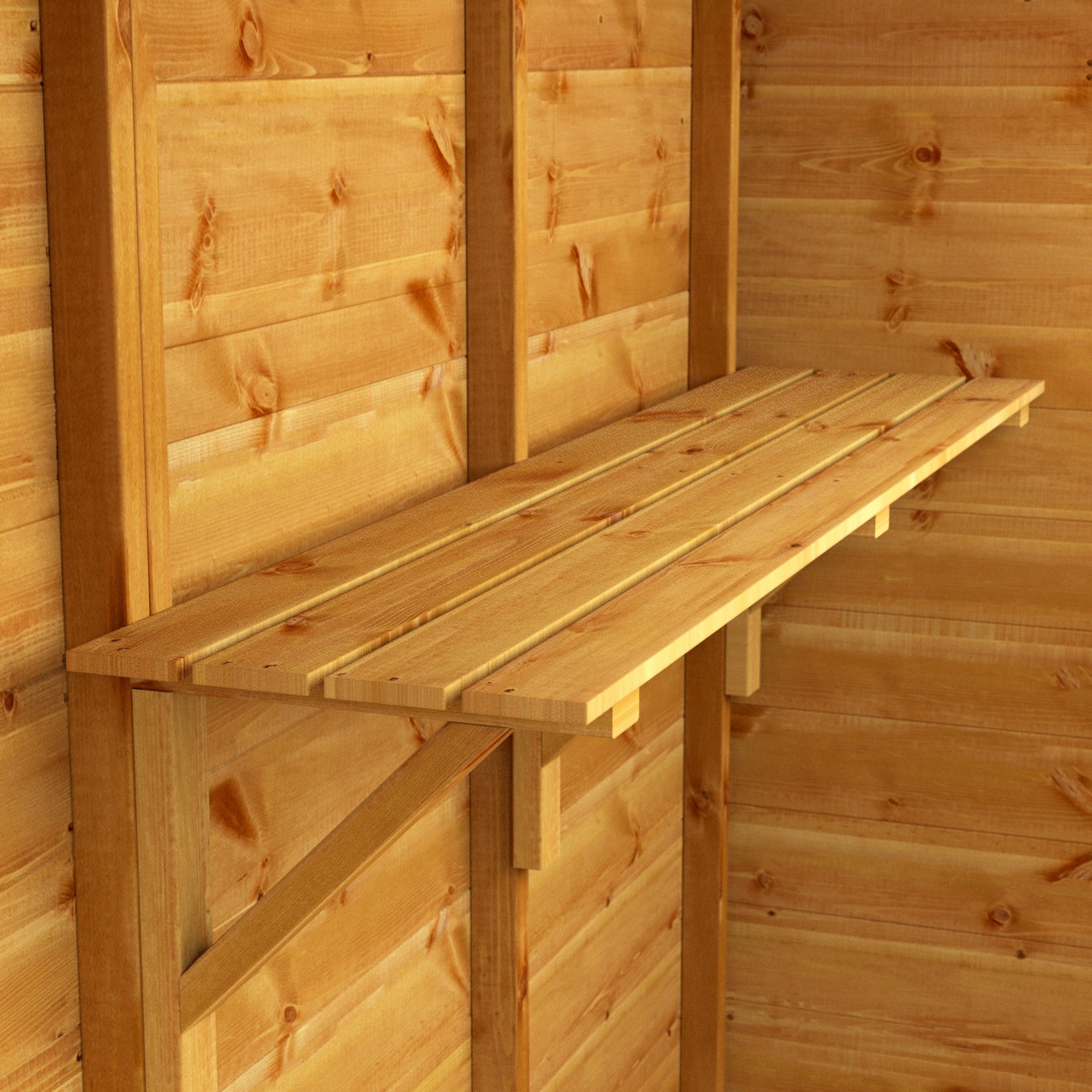 Power Accessories - Shelving, Staging, Shed Key, Pressure Treated Planter, Paint & Racking