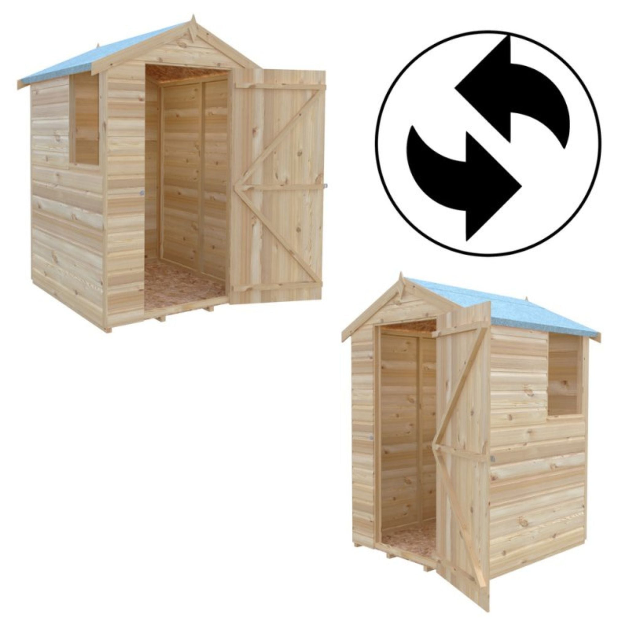 Shire Shetland Shiplap Apex 4x4 Shed – Garden Life Stores