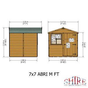 Shire Abri Shed 7x7 Garden Life Stores