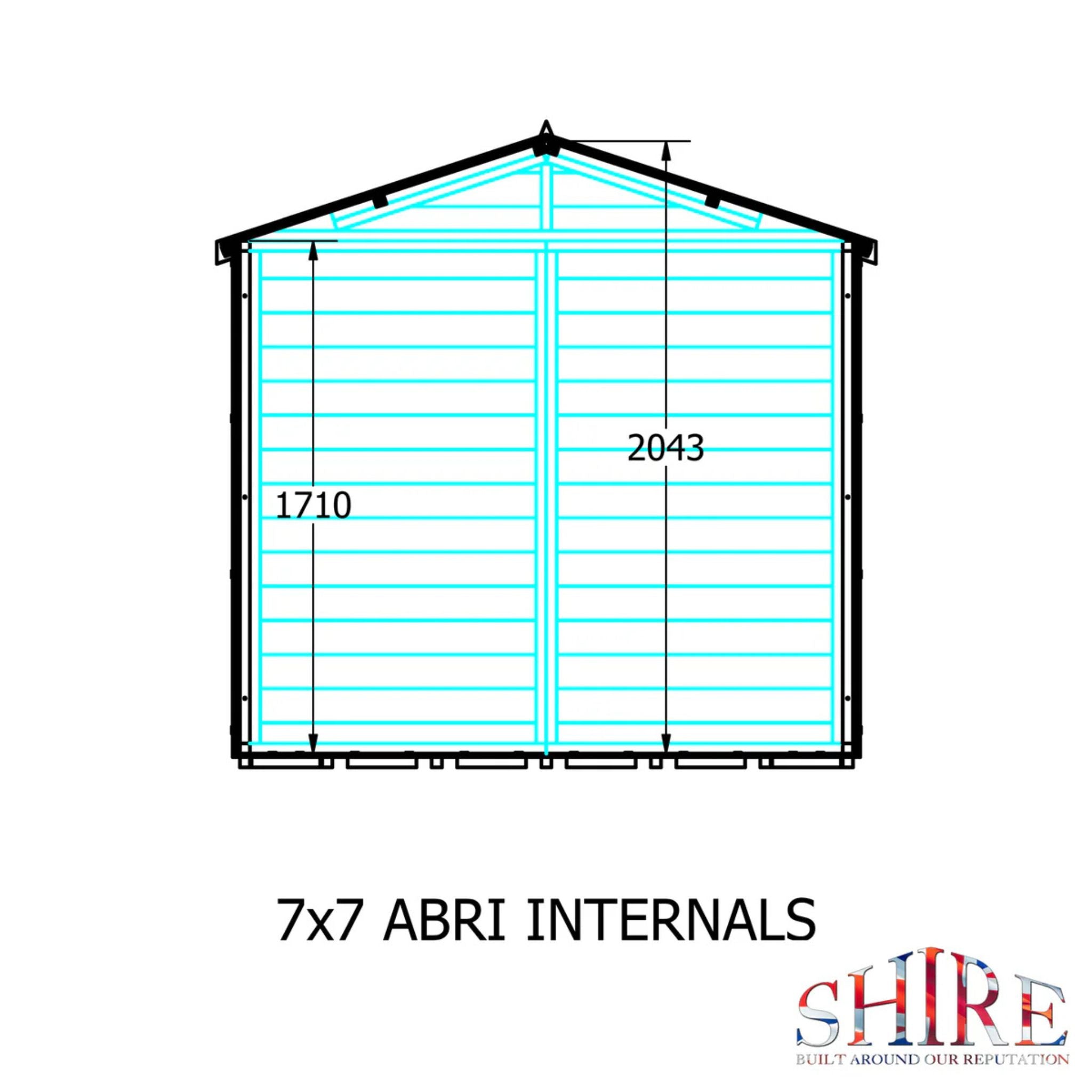 Shire Abri Shed 7x7 Garden Life Stores