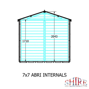 Shire Abri Shed 7x7 Garden Life Stores