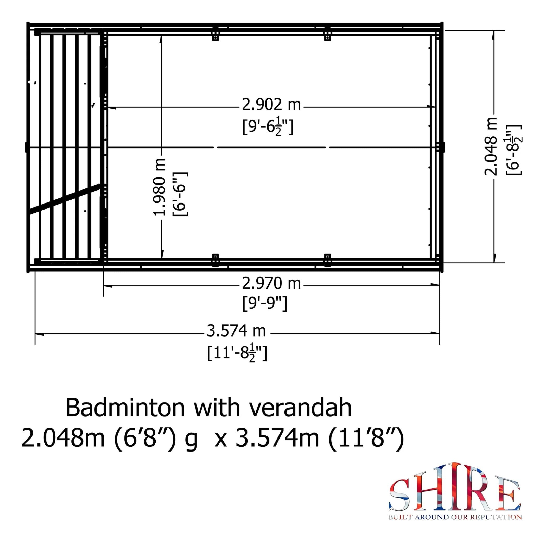 Shire Badminton 7x10 Summerhouse | Garden Life Stores