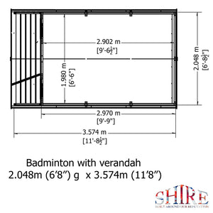 Shire Badminton 7x10 Summerhouse | Garden Life Stores