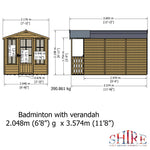 Shire Badminton 7x10 Summerhouse | Garden Life Stores