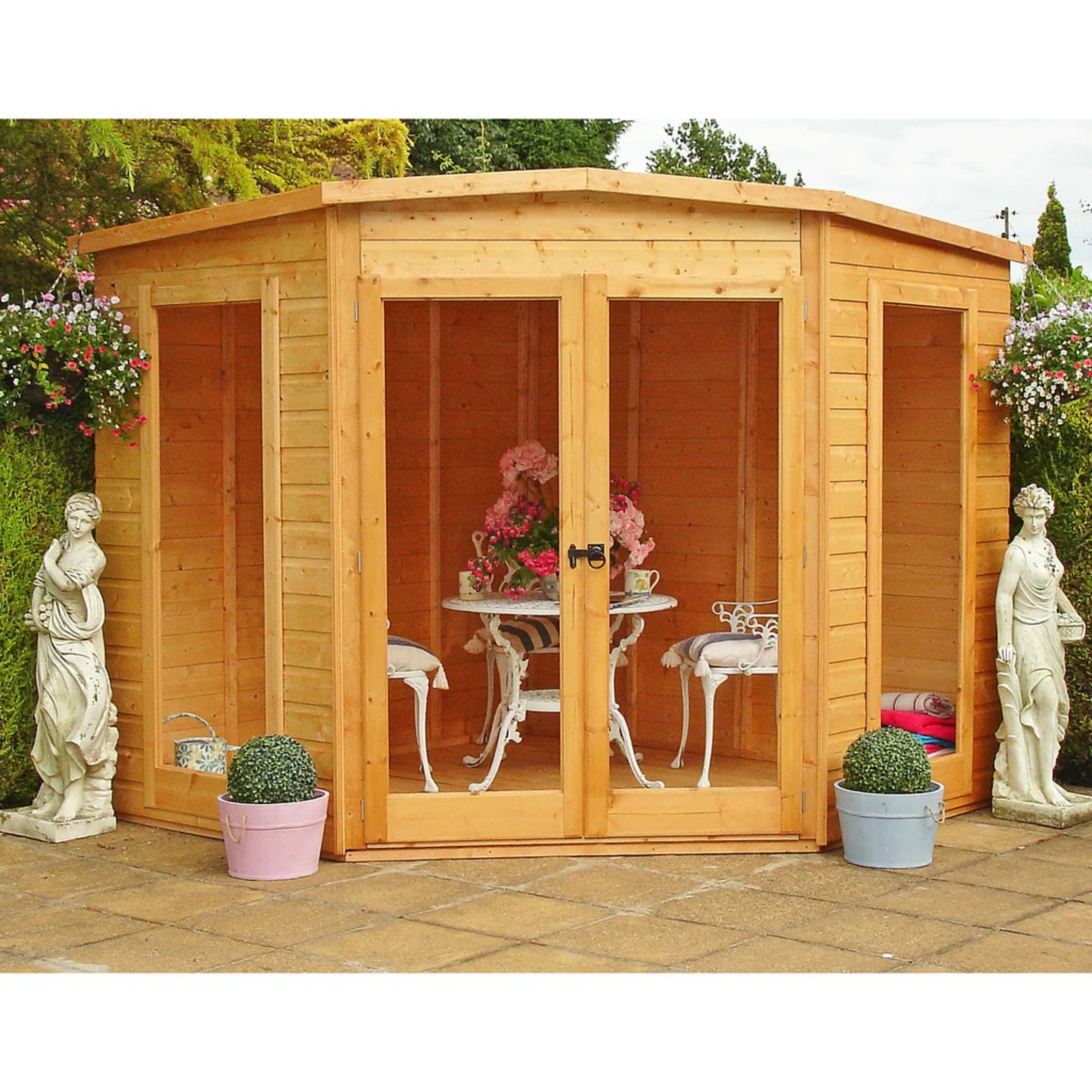 Shire Barclay 7x7 Summerhouse – Classic & Cosy Garden Retreat | Garden Life Stores