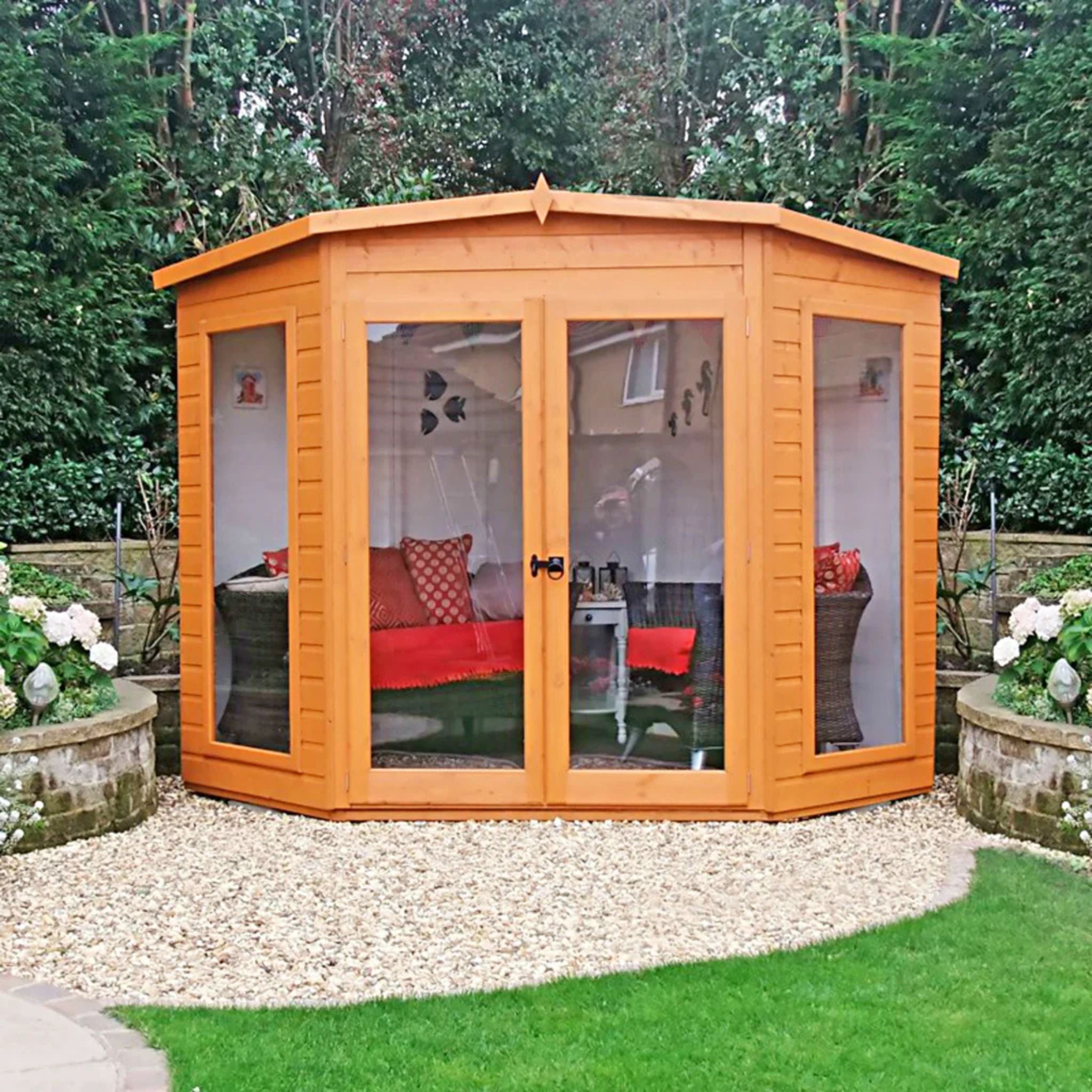 Shire Barclay 7x7 Summerhouse – Classic & Cosy Garden Retreat | Garden Life Stores