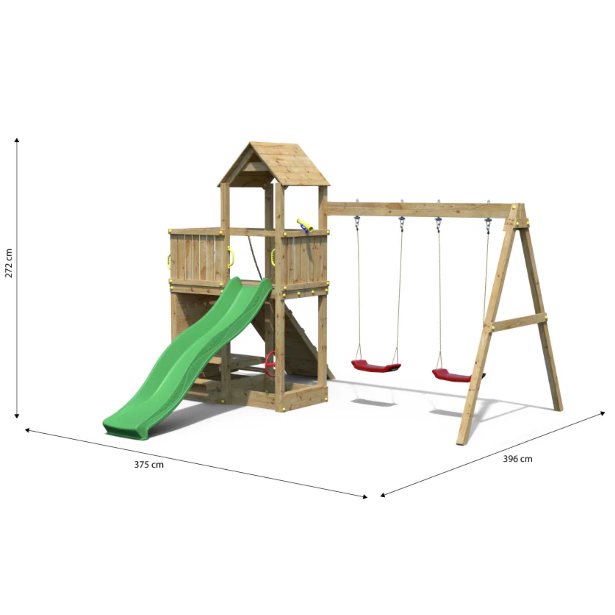 Shire Summit Seeker Scramble (Floppi) – Ultimate Wooden Climbing Frame & Playset | Garden Life Stores