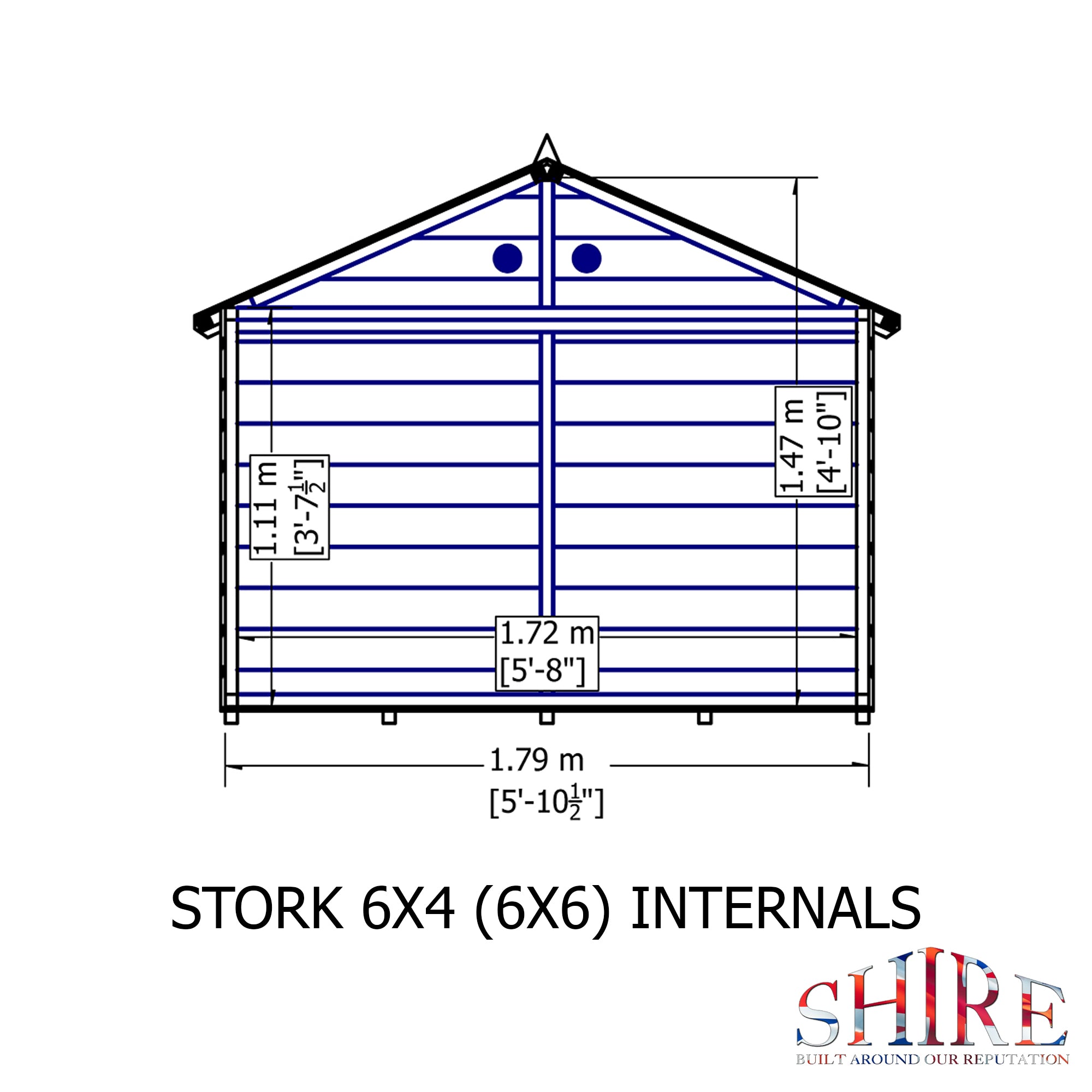 Shire Stork Playhouse 6x4 - Garden Life Stores. 