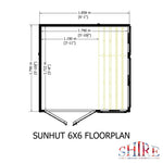 Shire Sun Hut Potting Shed 6x6