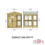 Shire Sun Hut Potting Shed 6x6