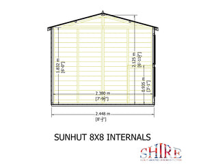 Shire Sun Hut Potting Shed 8x8