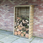 Shire Tall Wall Log Store - Sawn Timber - Pressure Treated