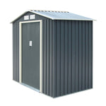 Rowlinson 6×4 Trentvale Metal Apex Shed – Dark Grey