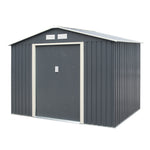 Rowlinson 8×6 Trentvale Metal Apex Shed – Dark Grey