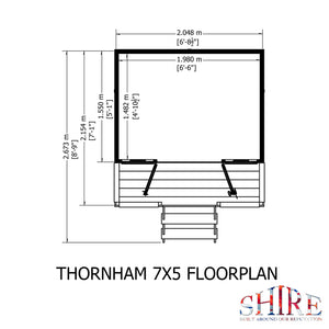 Shire Thornham Summerhouse 7x7