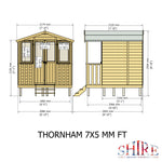 Shire Thornham Summerhouse 7x7