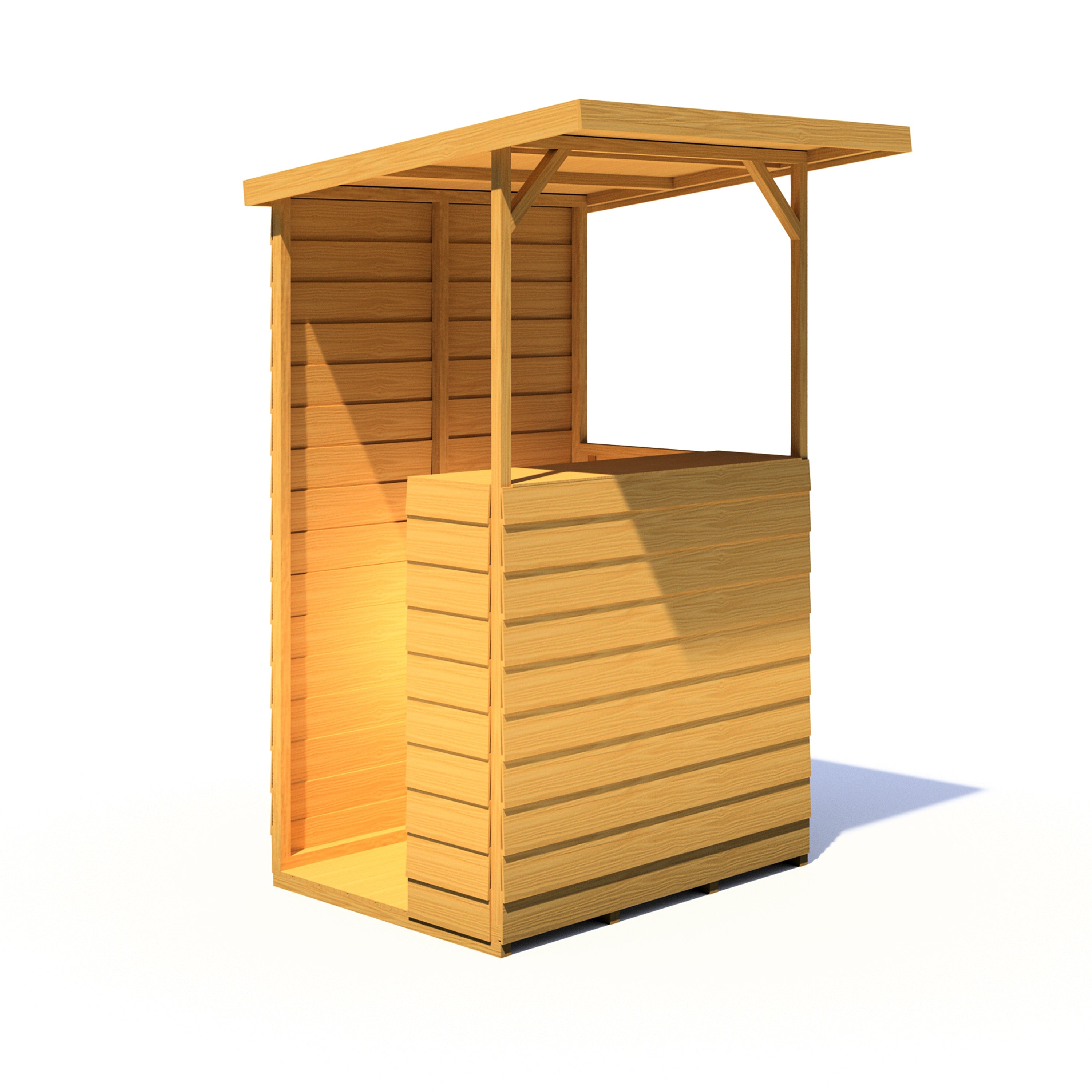 Shire Tiki Garden Bar Shed 4x3