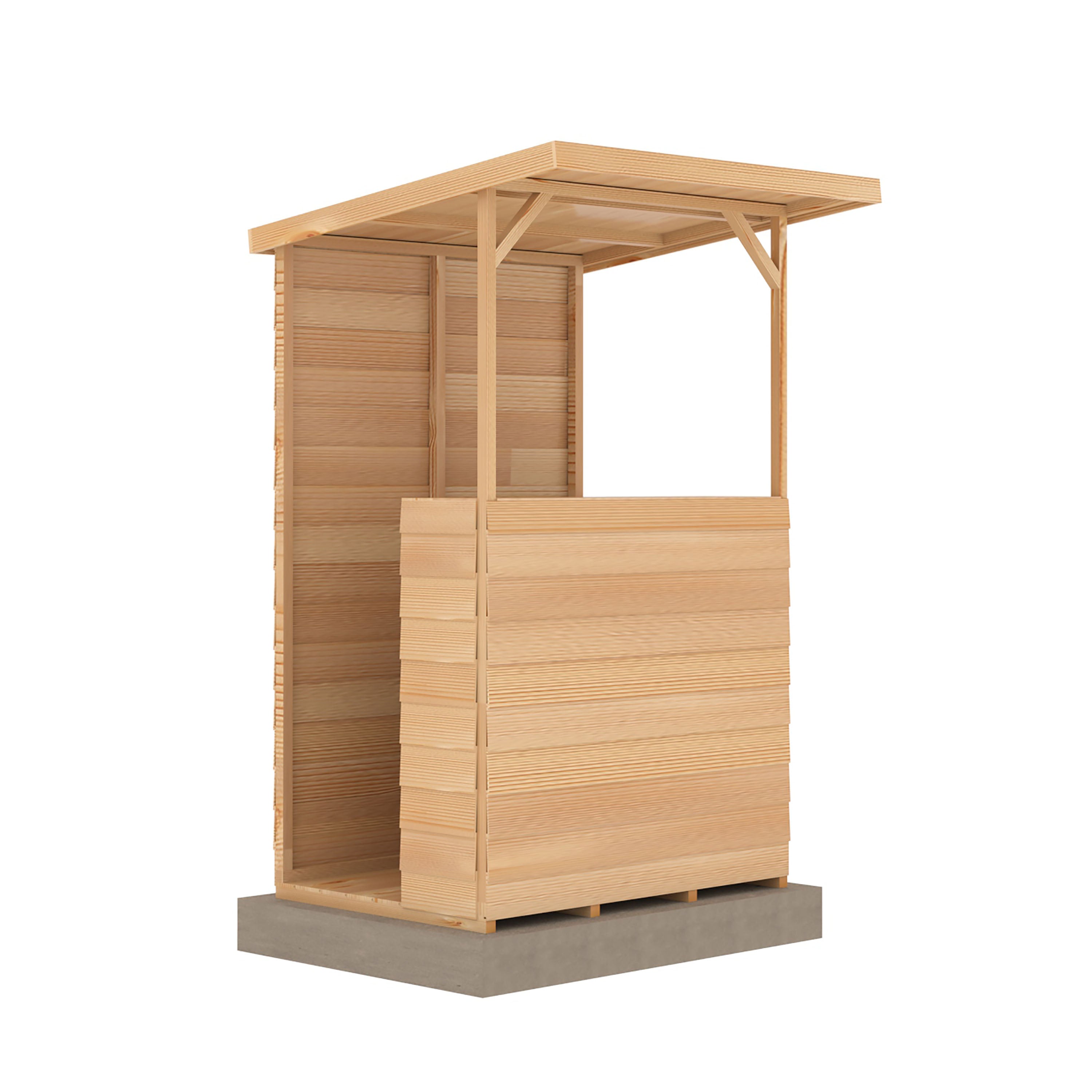 Shire Tiki Garden Bar Shed 4x3