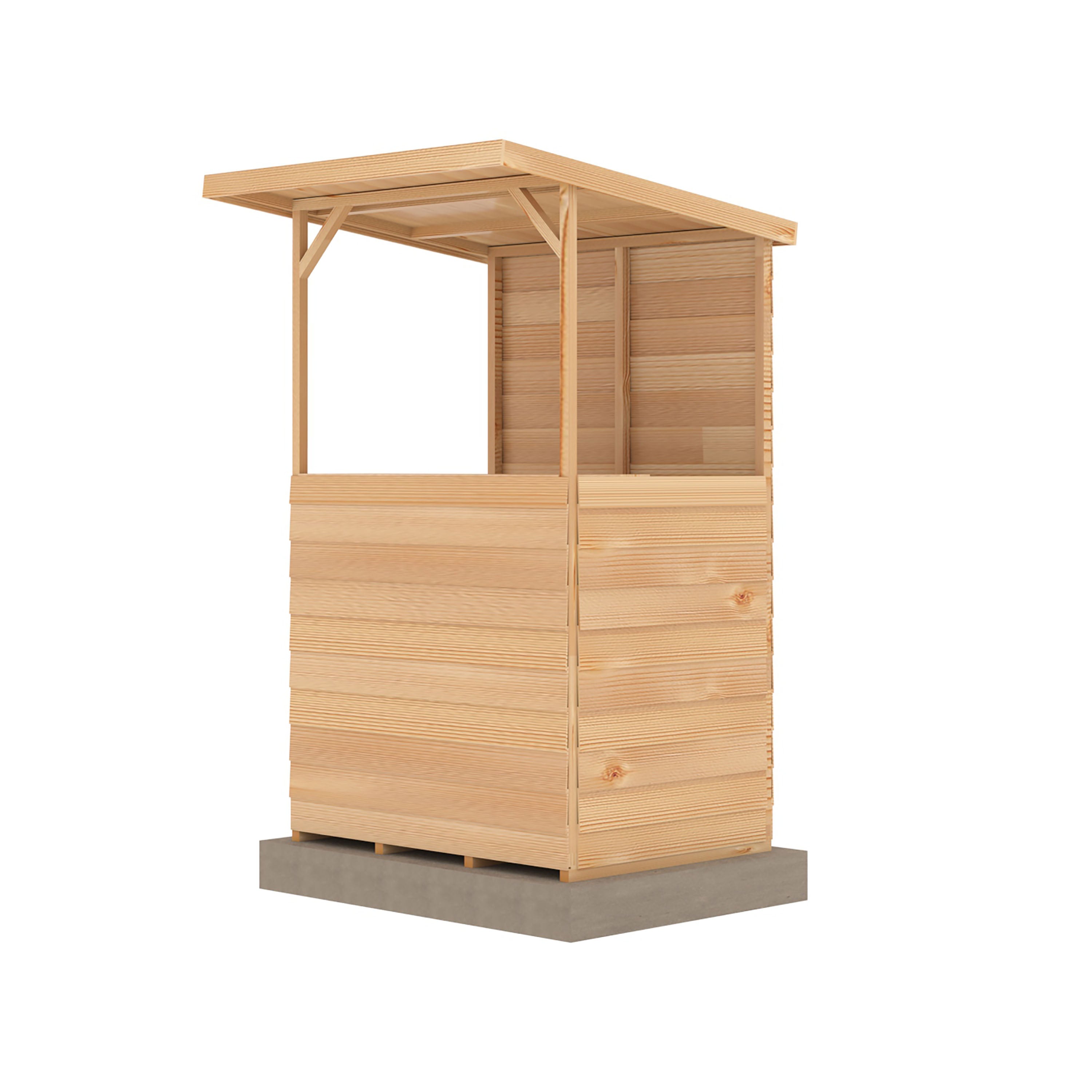 Shire Tiki Garden Bar Shed 4x3