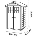 Shire Tuscany Evo Range PVC Garden Buildings Double Door Evo 120