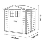 Shire Tuscany Evo Range PVC Garden Buildings Double Door Evo 200