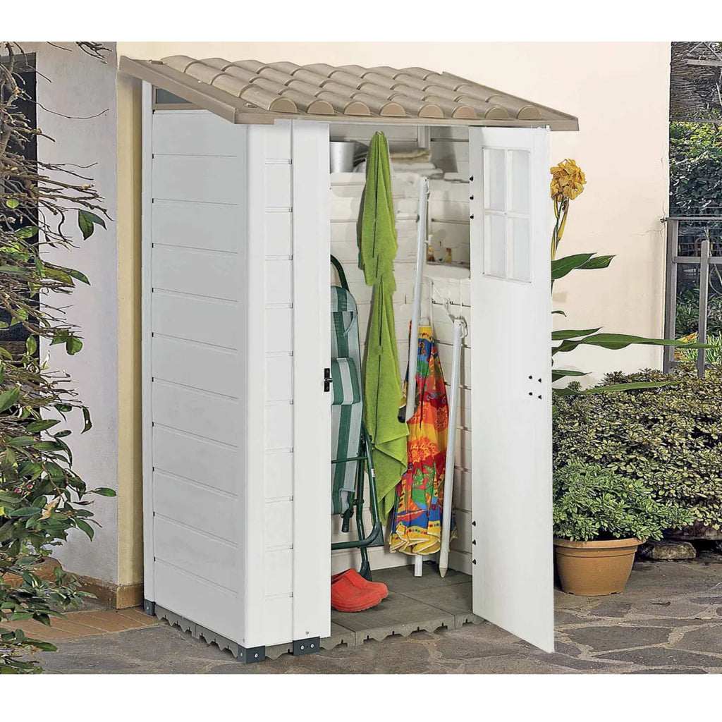 Shire Tuscany Evo Range PVC Garden Buildings Single Door Evo 100