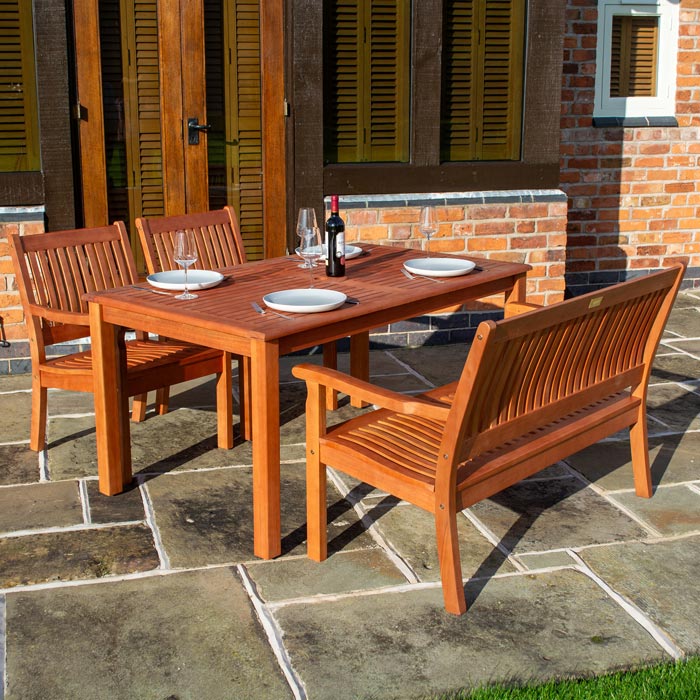 Rowlinson Willington Rectangular 4 Seat Set