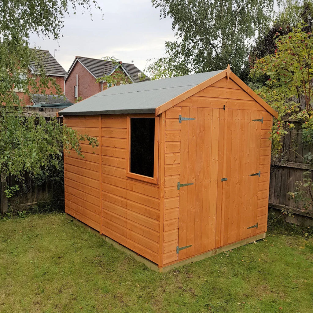 Shire Warwick Shed Double Door 8x6 Garden Life Stores