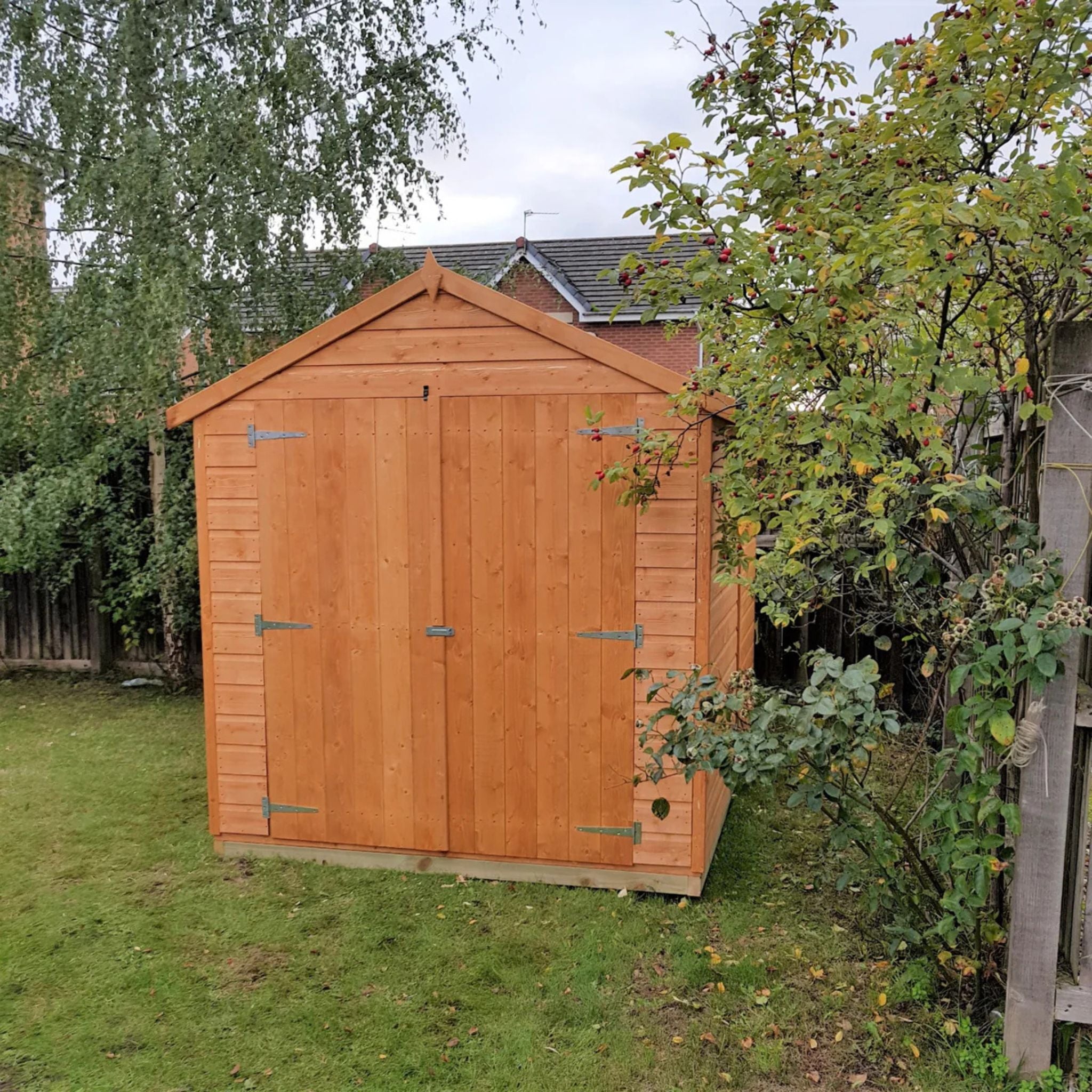 Shire Warwick Shed Double Door 8x6 Garden Life Stores