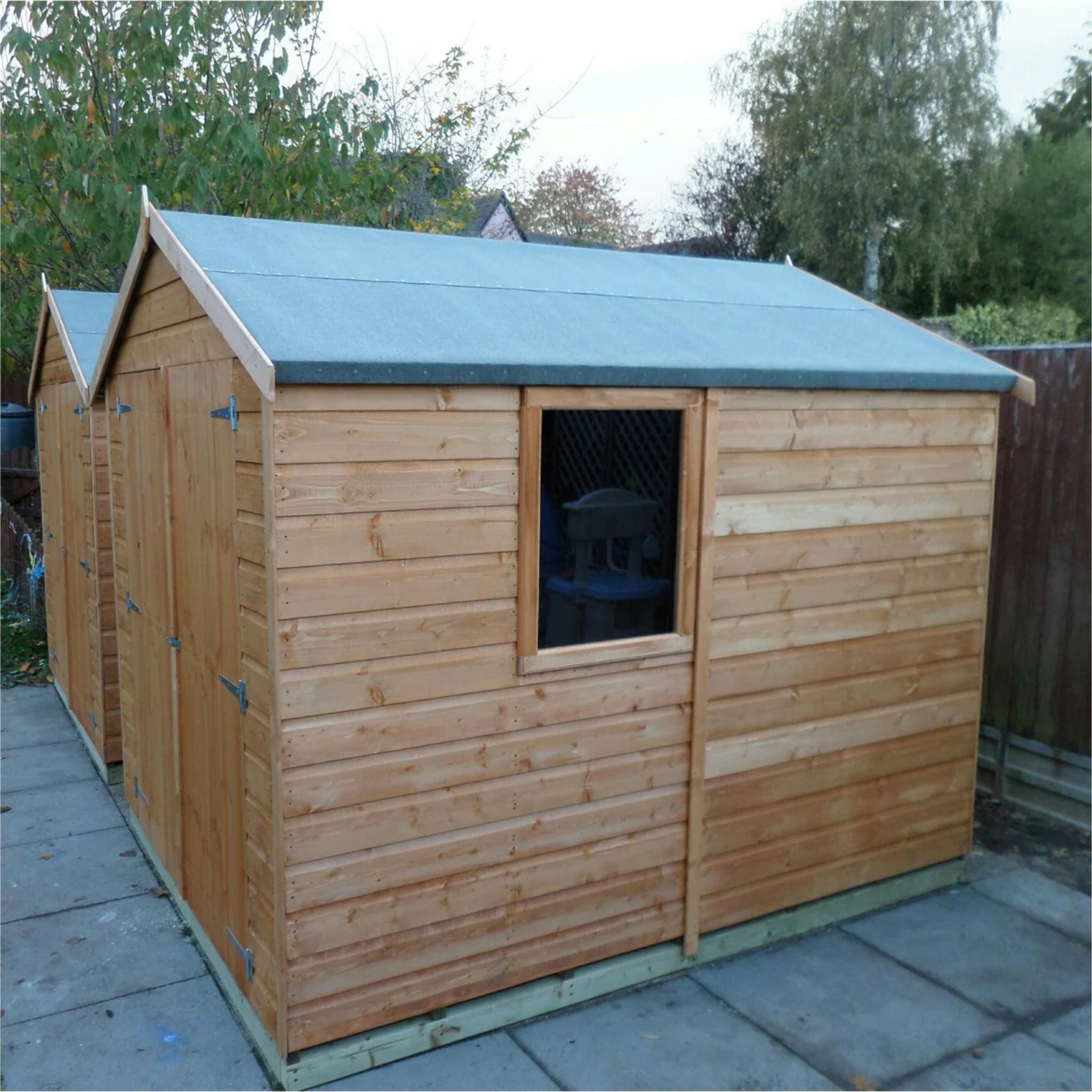 Shire Warwick Shed Double Door 8x6 Garden Life Stores