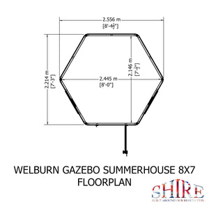 Shire Welburn 8x7 Summerhouse | Garden Life Stores