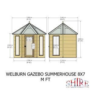 Shire Welburn 8x7 Summerhouse | Garden Life Stores