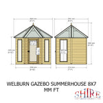 Shire Welburn 8x7 Summerhouse | Garden Life Stores