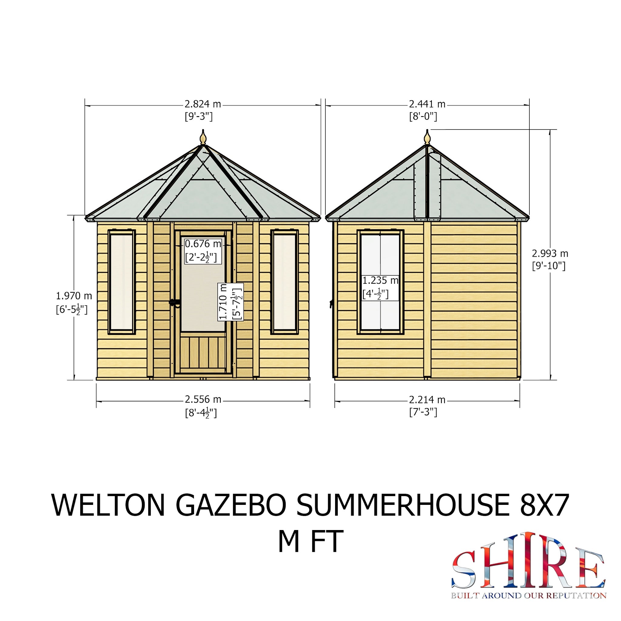 Shire Welton 8x7 Summerhouse | Garden Life Stores