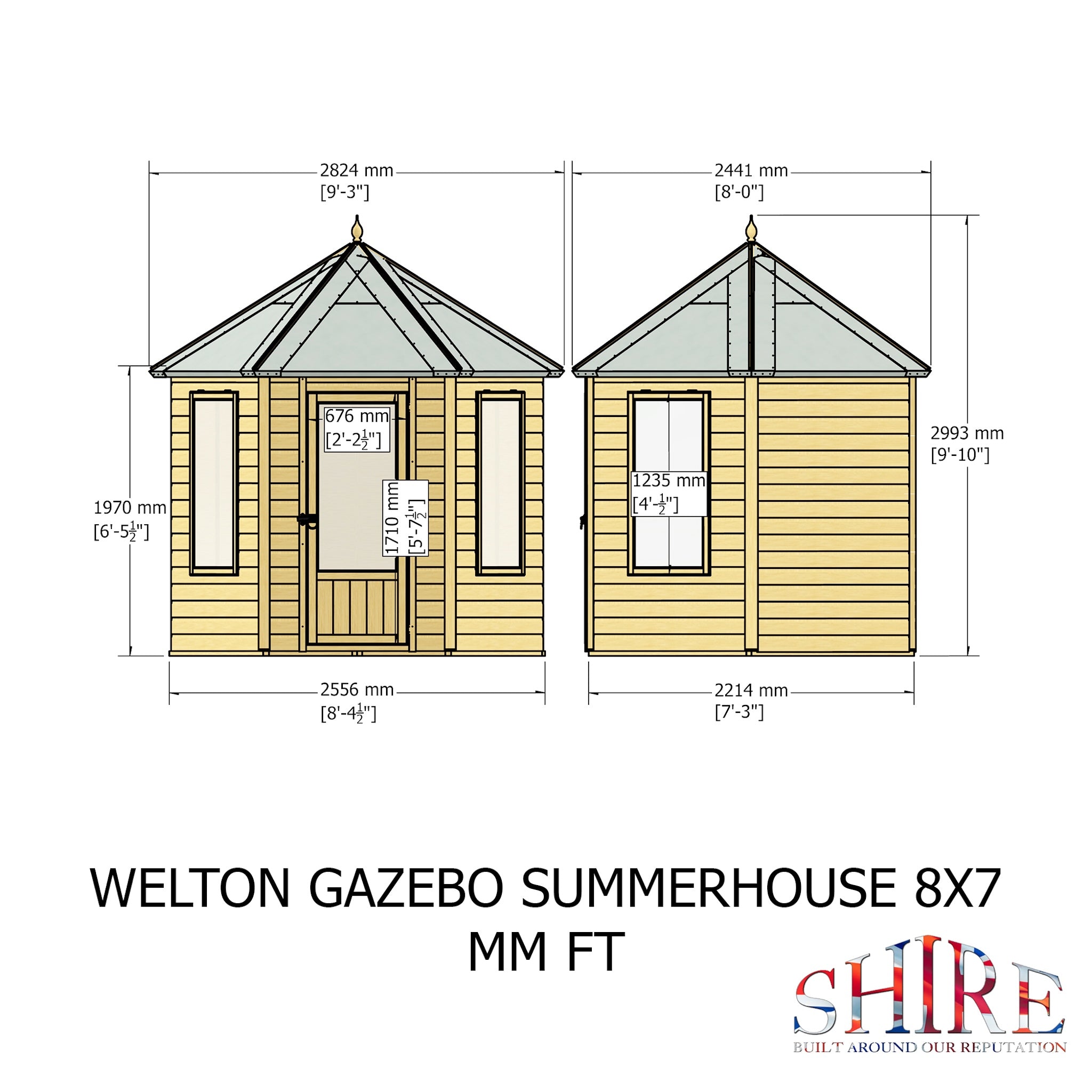 Shire Welton 8x7 Summerhouse | Garden Life Stores