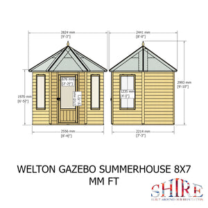 Shire Welton 8x7 Summerhouse | Garden Life Stores