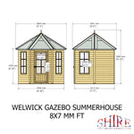 Shire Welwick 8x7 Summerhouse | Garden Life Stores