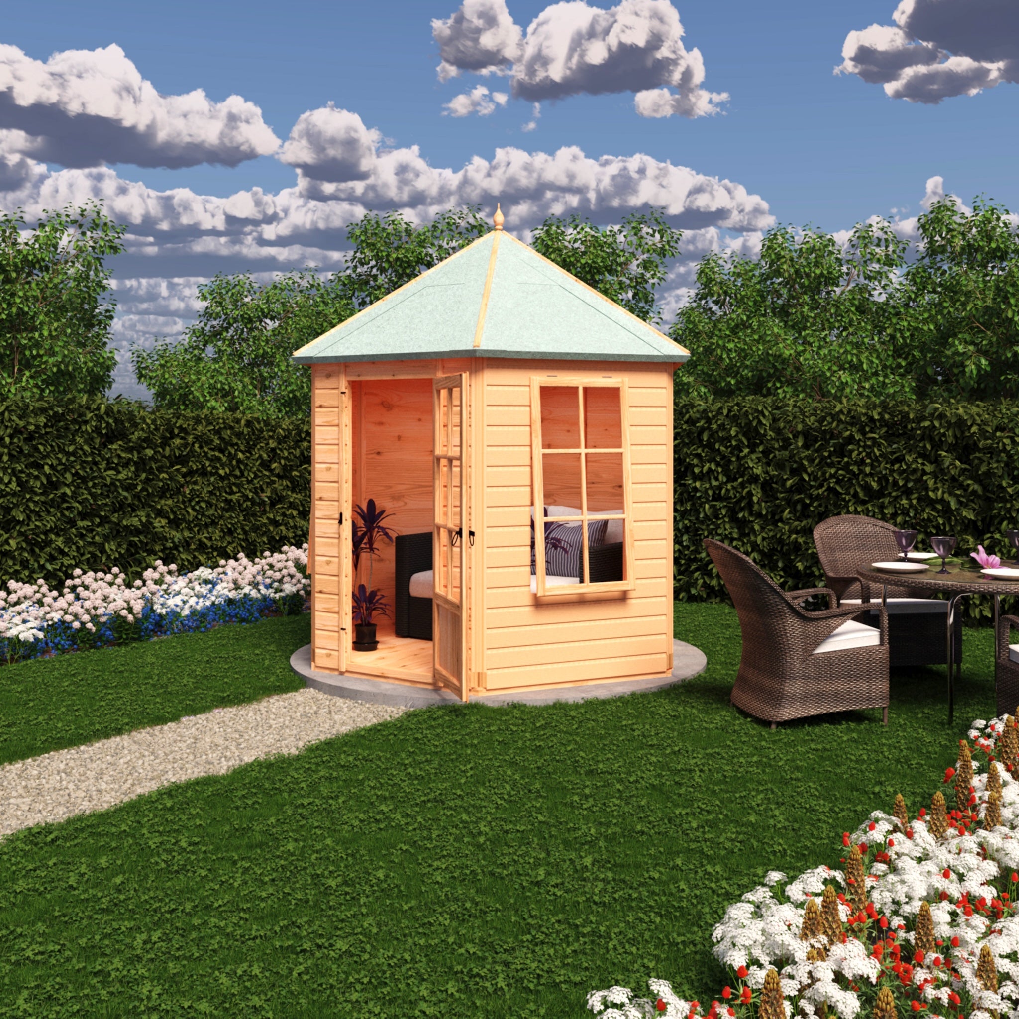 Shire Welwick 8x7 Summerhouse | Garden Life Stores