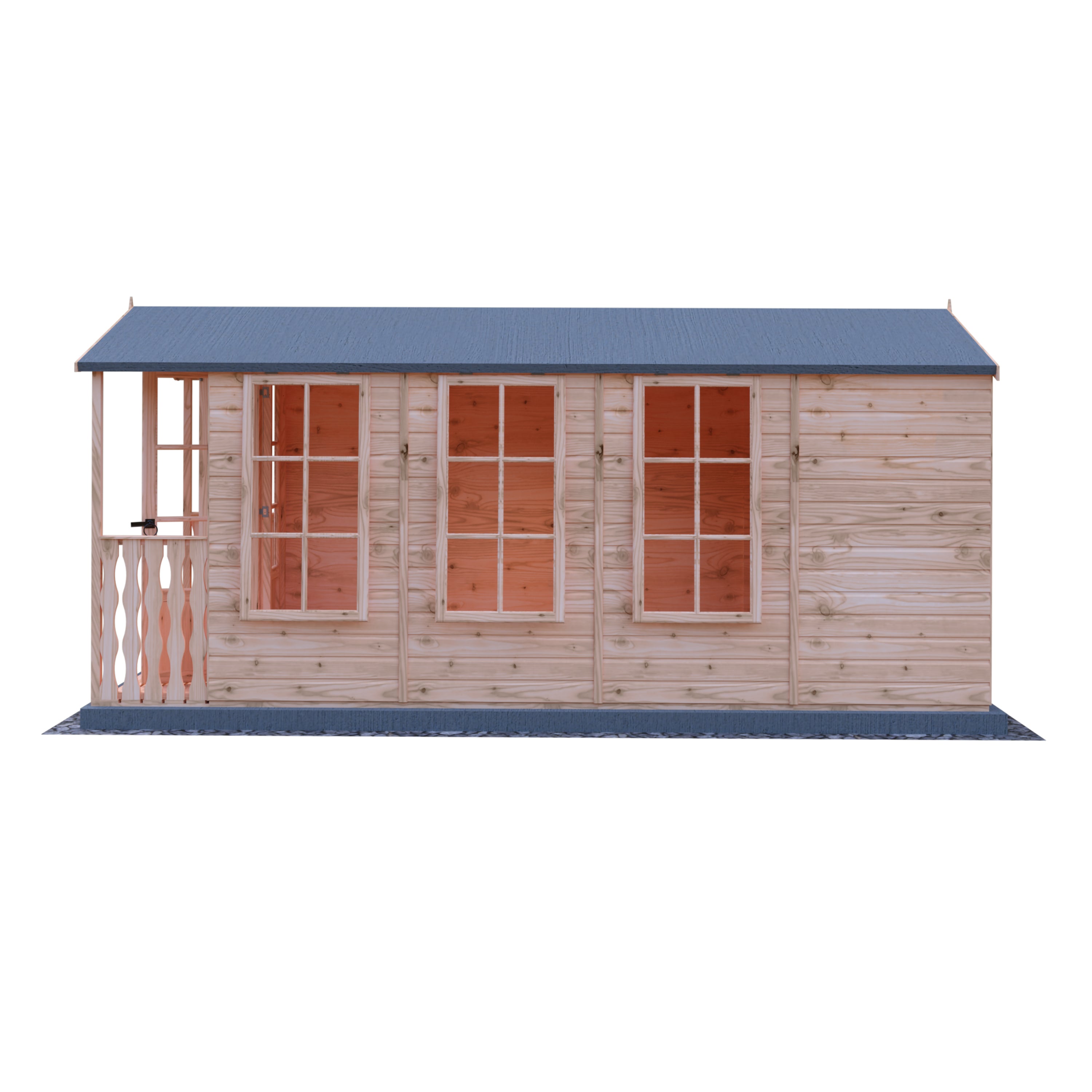 Shire Westminster with Verandah Summerhouse 13x7