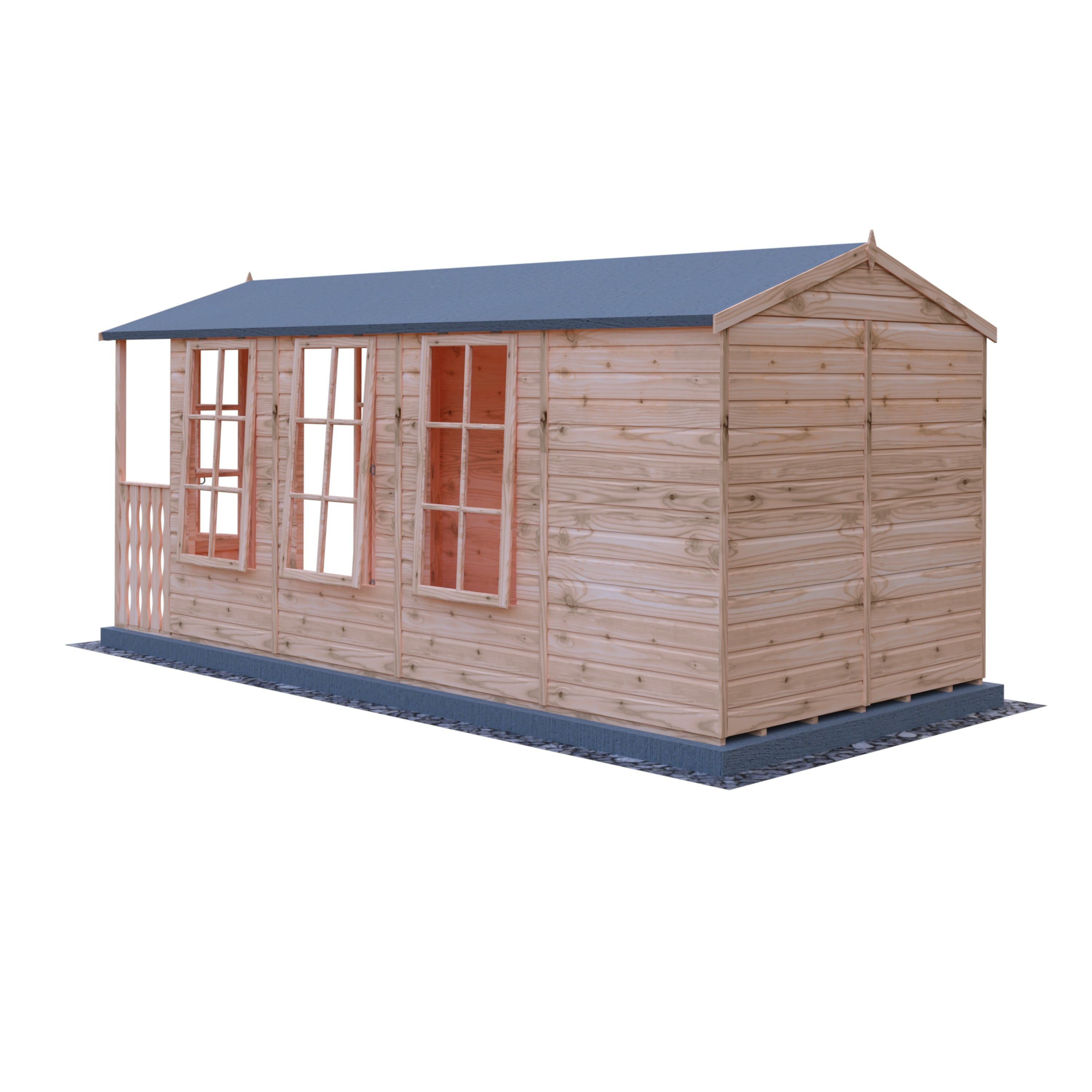 Shire Westminster with Verandah Summerhouse 13x7