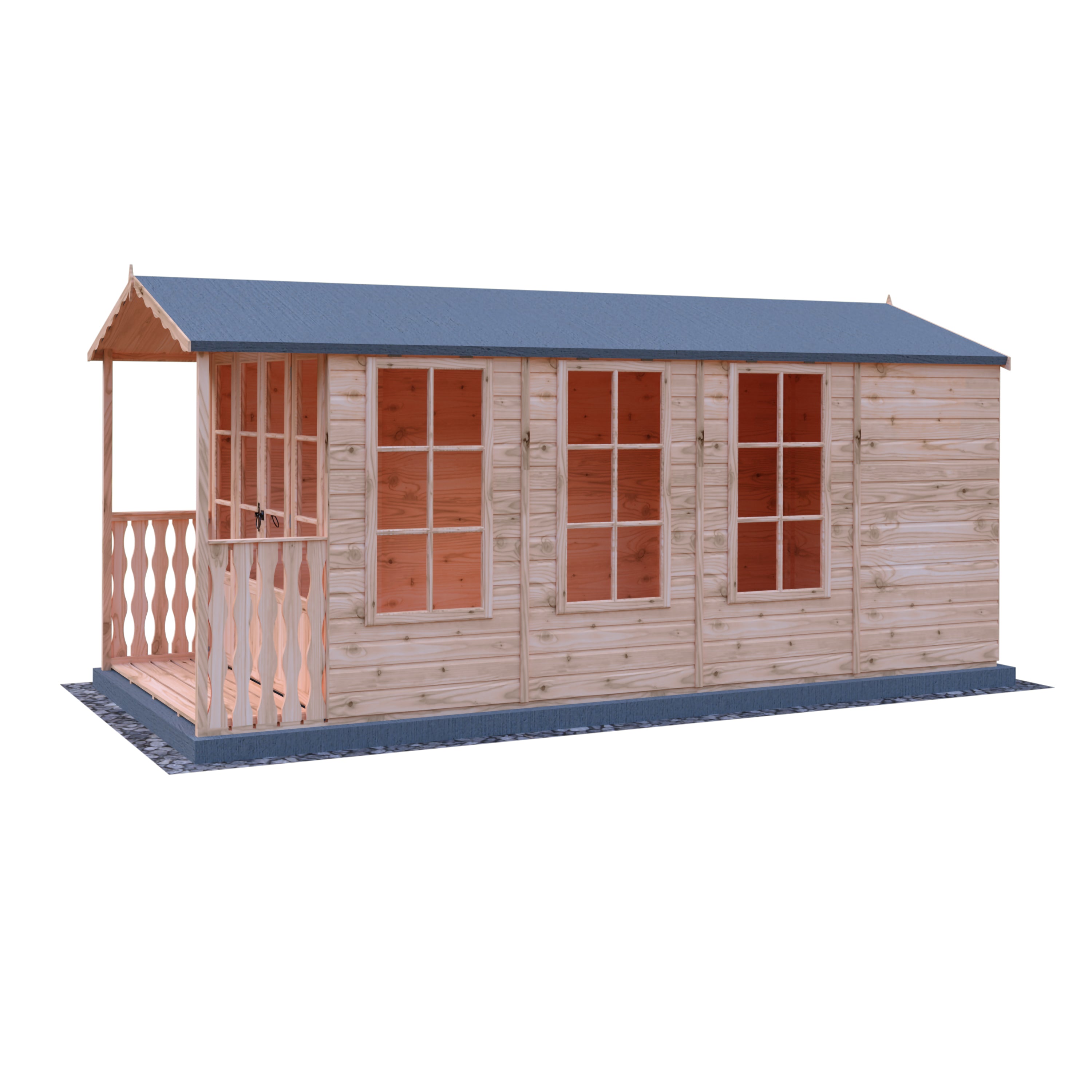 Shire Westminster with Verandah Summerhouse 13x7