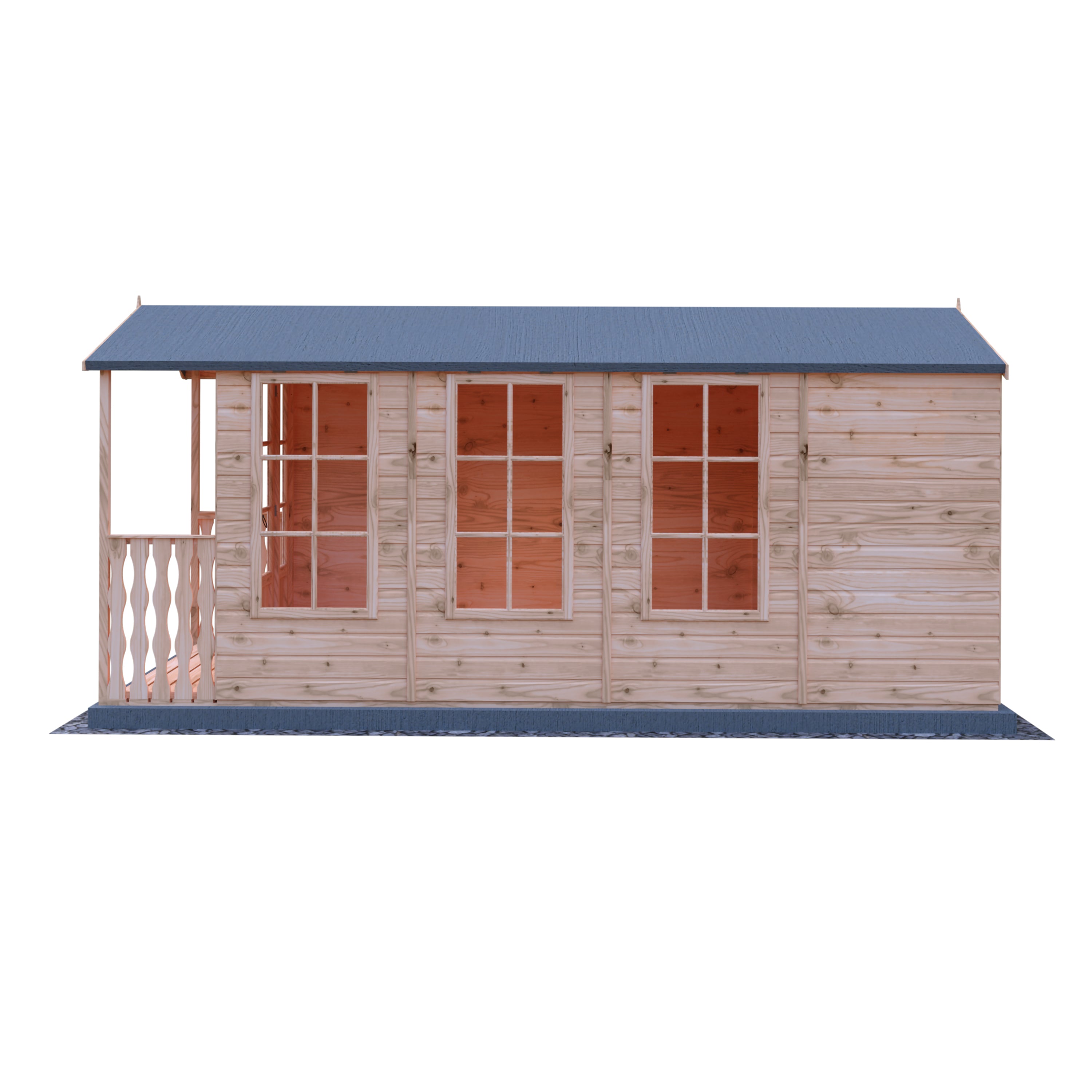 Shire Westminster with Verandah Summerhouse 13x7